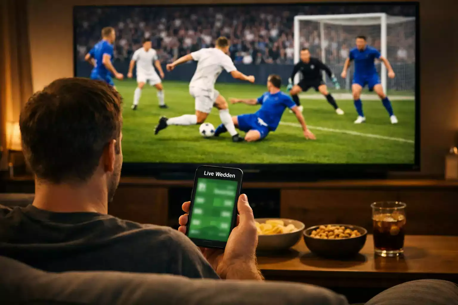 Livestream voetbal kijken en wedden