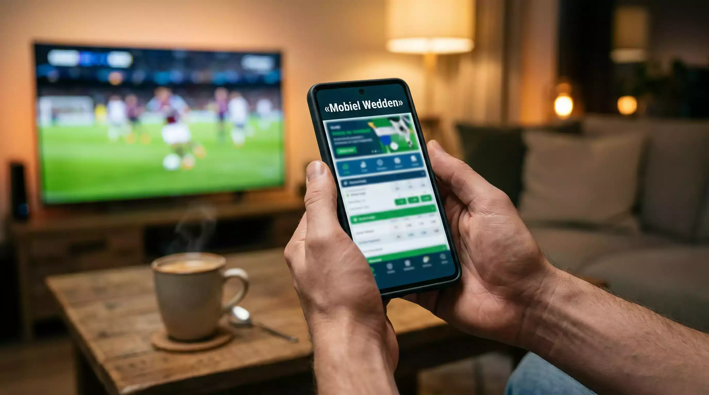 Mobiel wedden met bookmaker apps op smartphone